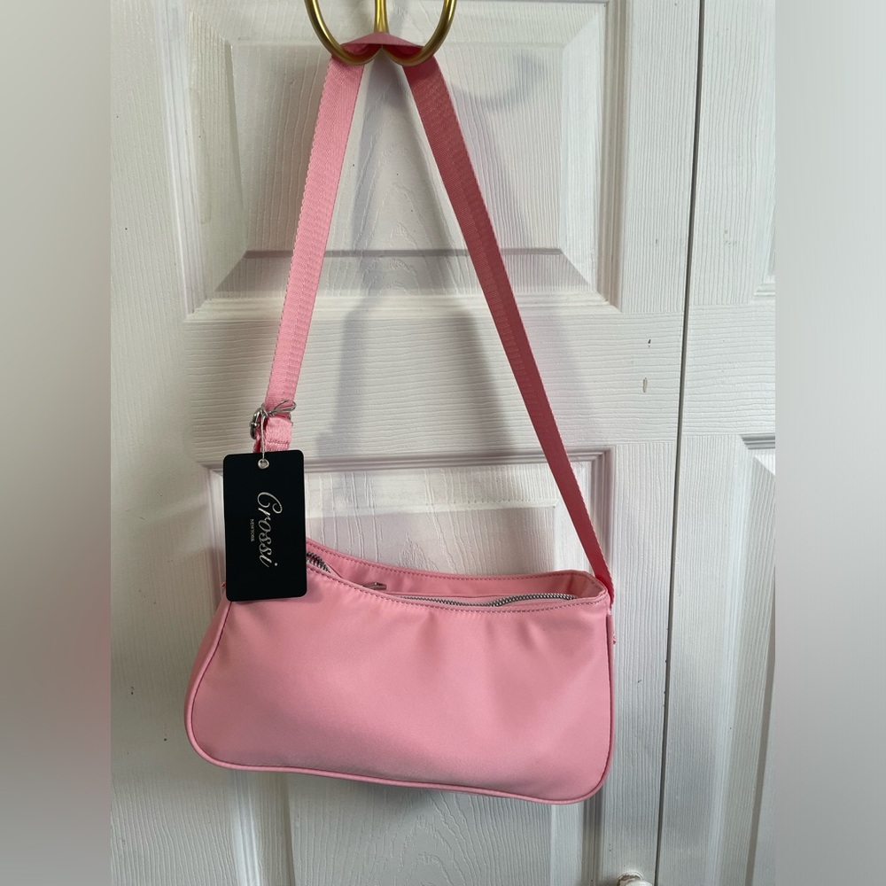 Grossi New York Pink small purse Hand Bag Shoulder NWT